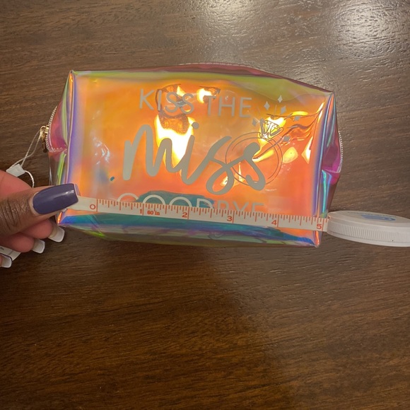 “Kiss The Miss Goodbye” Cosmetic Bag - Picture 6 of 7